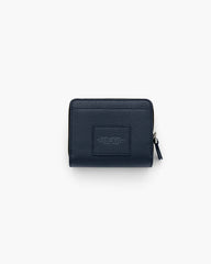 Marc Jacobs Sale - The Leather Mini Compact Wallet Blue Sea