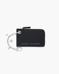 Marc Jacobs New - The Top Zip Charm Wallet Black