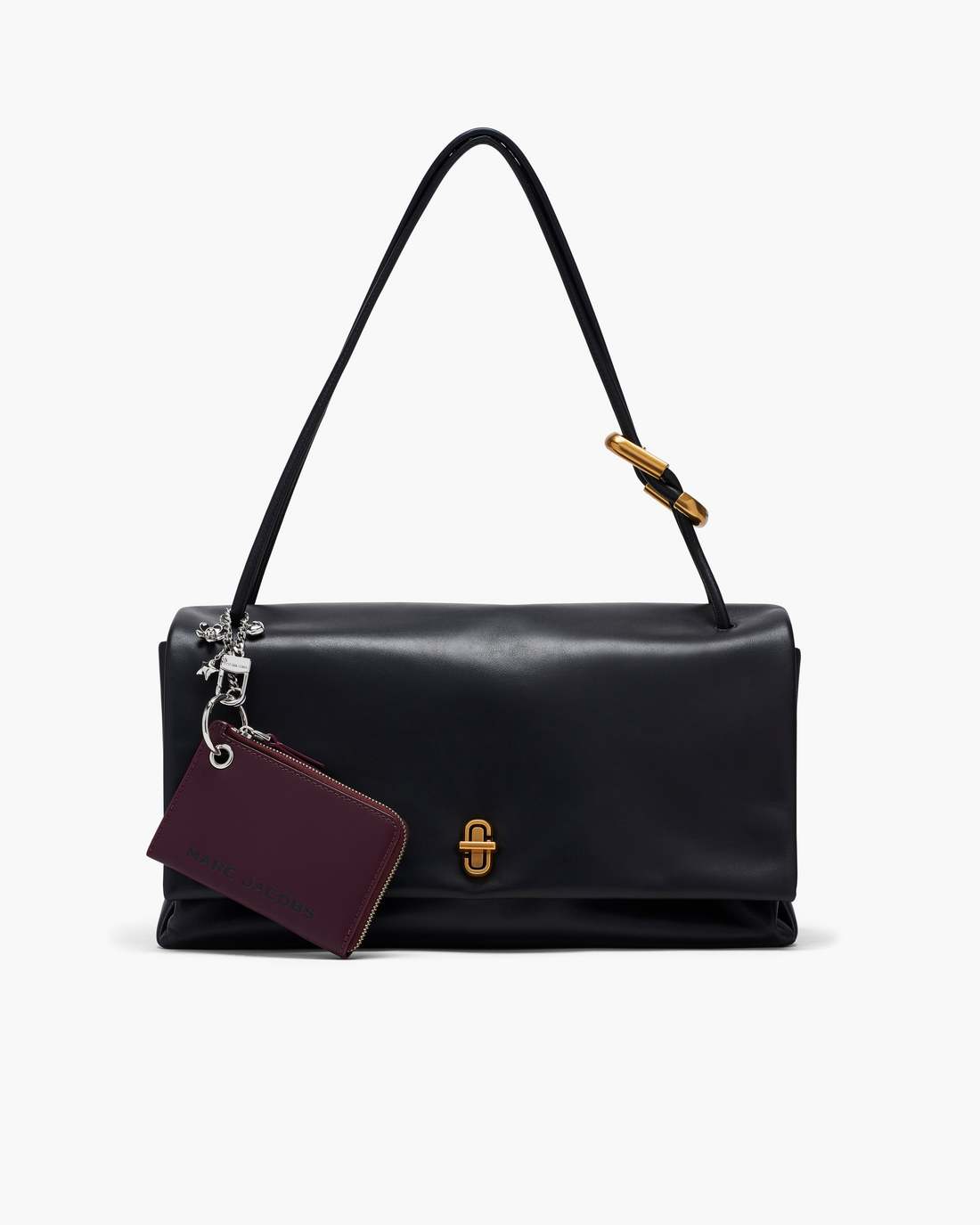 Marc Jacobs Online - The Top Zip Charm Wallet Dark Plum
