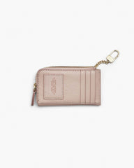 Marc Jacobs Sale - The Leather Top Zip Multi Wallet Rose