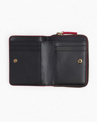 Marc Jacobs Discount - The Leather Mini Compact Wallet True Red