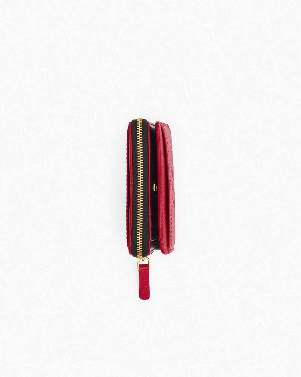 Marc Jacobs Discount - The Leather Mini Compact Wallet True Red