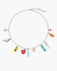 Marc Jacobs US - The City Charm Necklace New York Silver/Multi