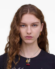 Marc Jacobs Online - The Trinket Cluster Necklace Silver/Multi