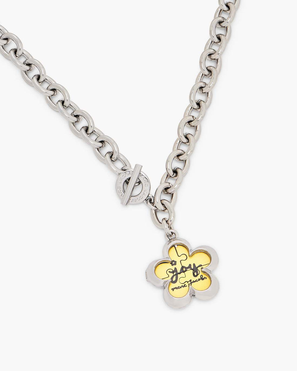 Marc Jacobs Outlet - The Daisy Puzzle Necklace Silver/Multi