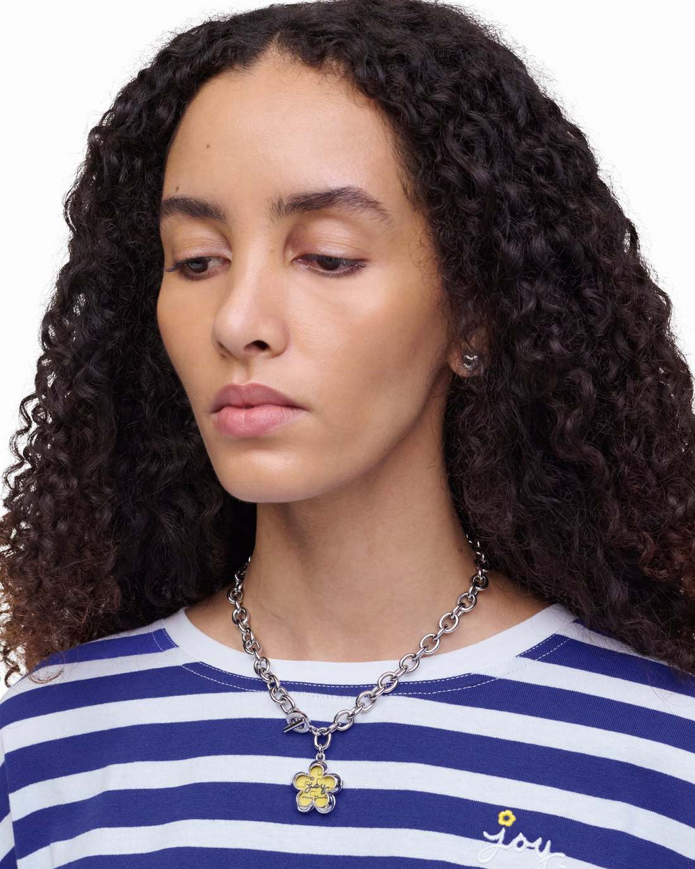 Marc Jacobs Outlet - The Daisy Puzzle Necklace Silver/Multi