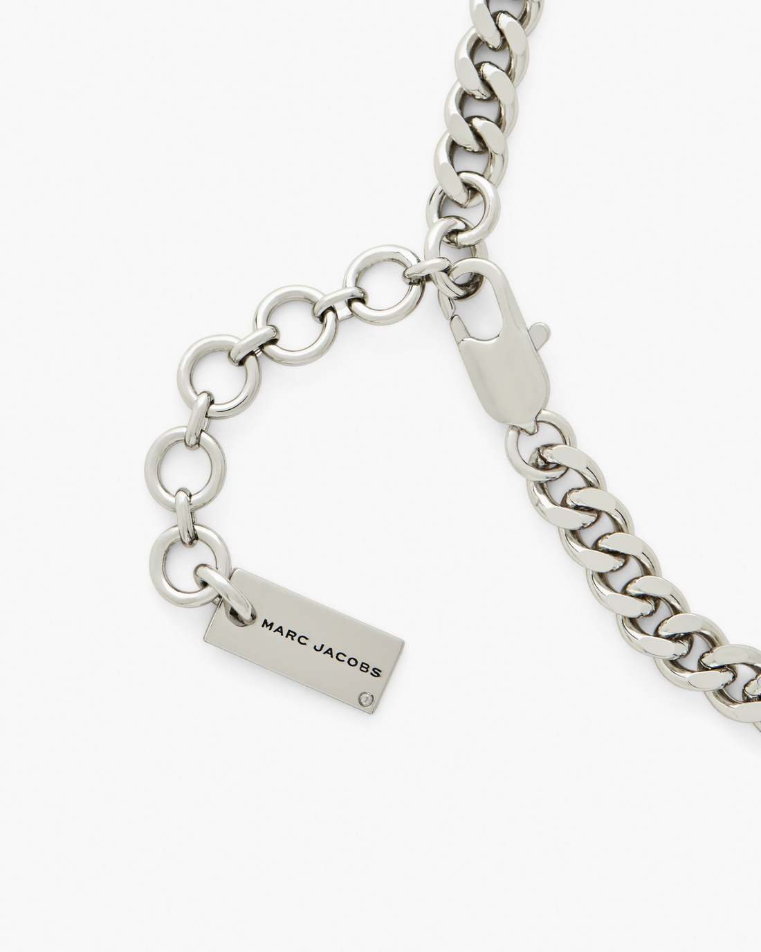 Marc Jacobs New - The Mini Icon Charm Necklace Light Antique Silver