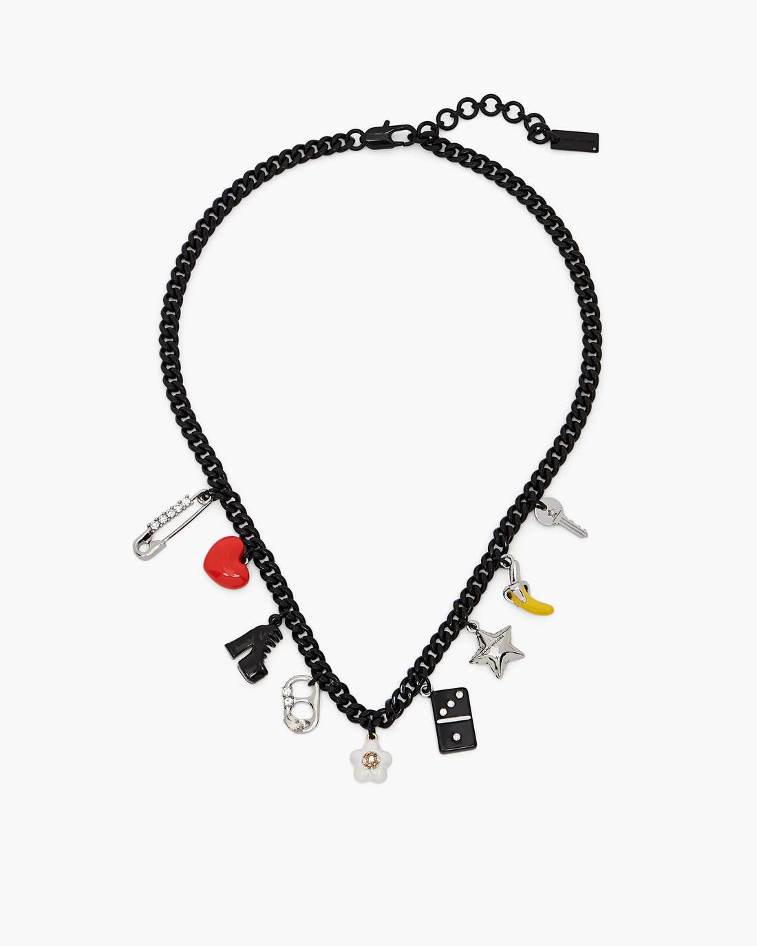 Marc Jacobs Sale - The Collector Charm Necklace Black Multi