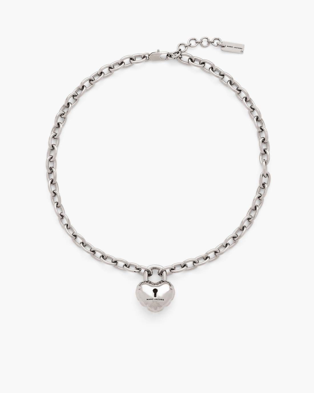 Marc Jacobs Discount - The Heart Balloon Necklace Light Antique Silver