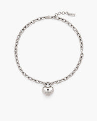 Marc Jacobs Discount - The Heart Balloon Necklace Light Antique Silver
