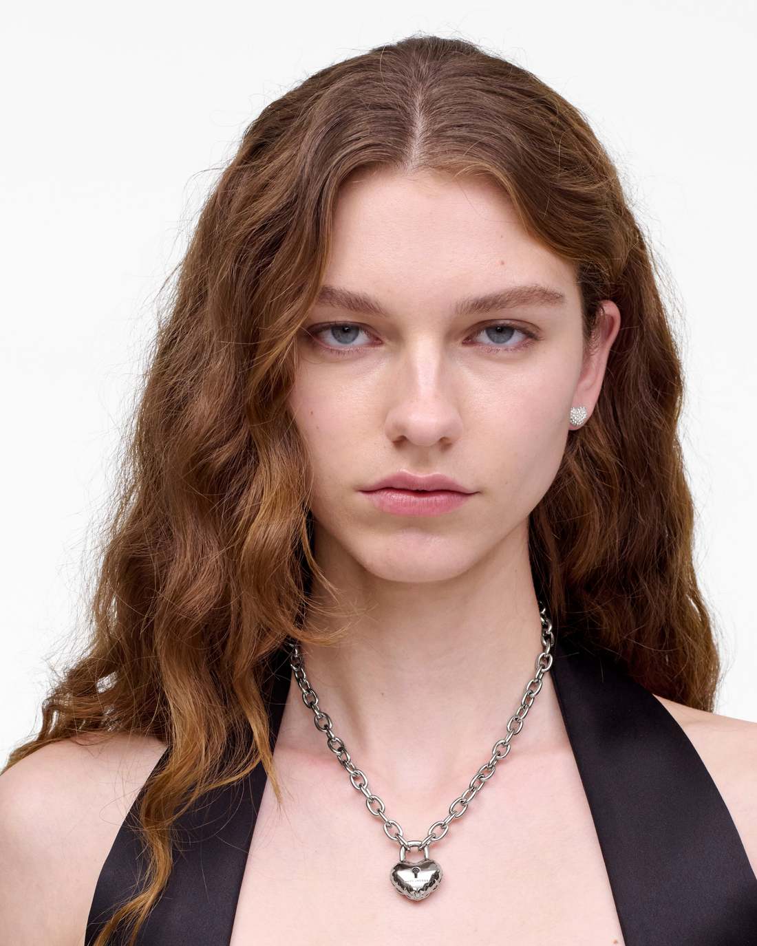 Marc Jacobs Discount - The Heart Balloon Necklace Light Antique Silver