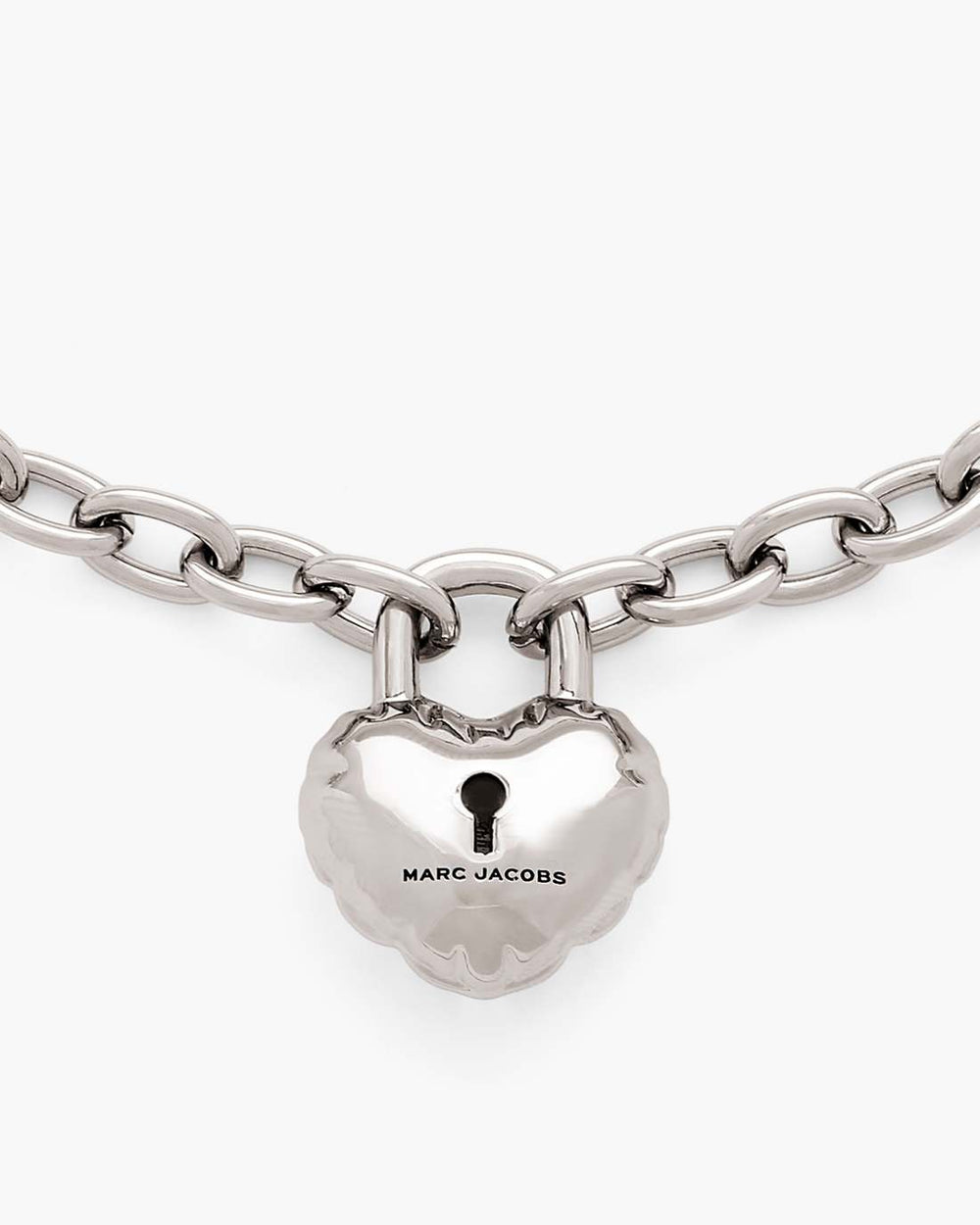 Marc Jacobs Discount - The Heart Balloon Necklace Light Antique Silver