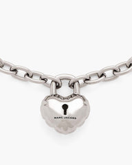 Marc Jacobs Discount - The Heart Balloon Necklace Light Antique Silver