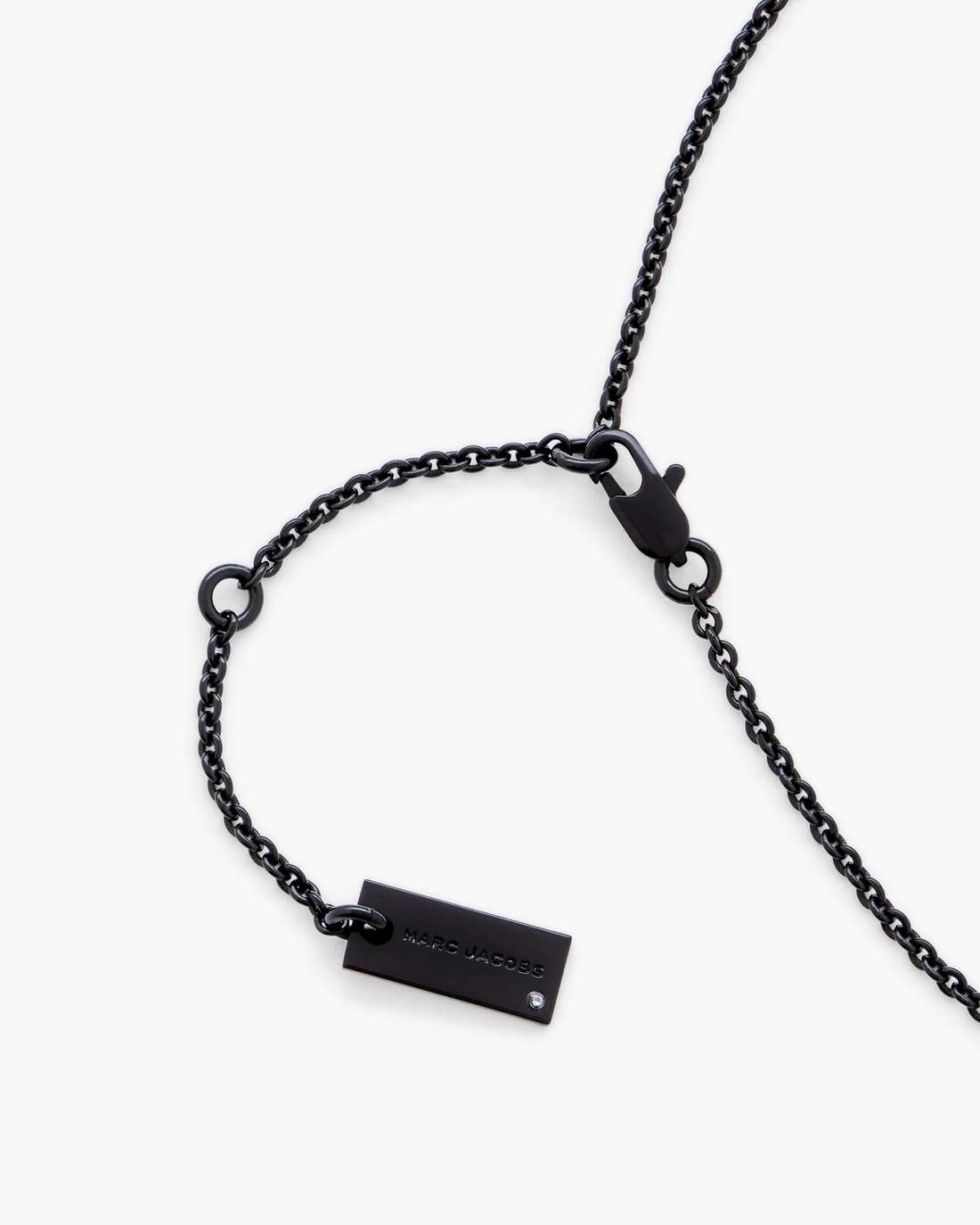 Marc Jacobs New - The Daisy Pave Necklace Black/Black Crystal