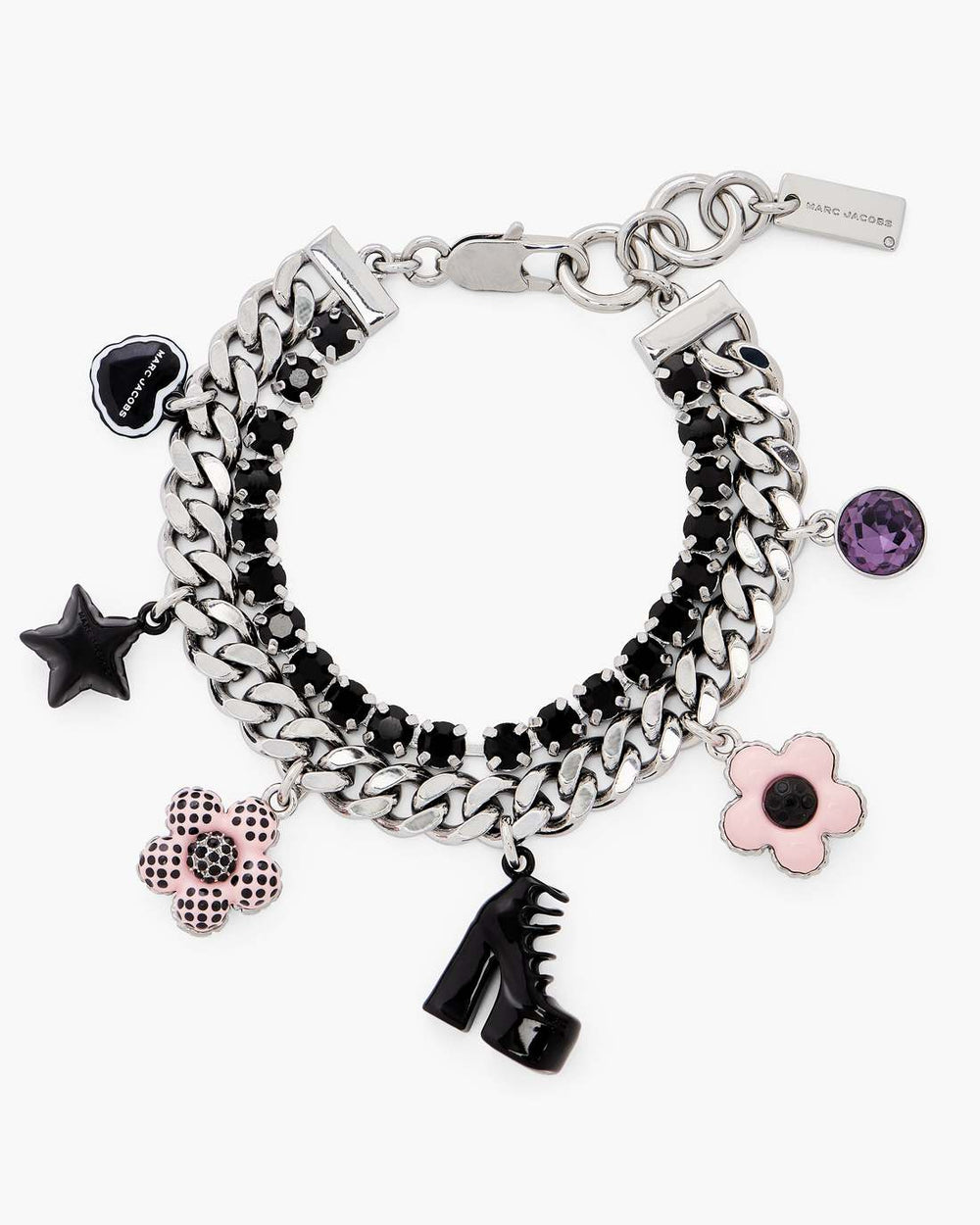 Marc Jacobs For Sale - The Mini Icon Dot Charm Bracelet Silver/Multi