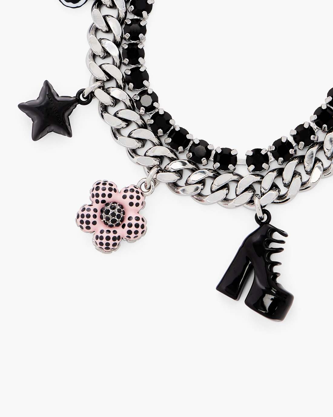 Marc Jacobs For Sale - The Mini Icon Dot Charm Bracelet Silver/Multi