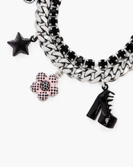 Marc Jacobs For Sale - The Mini Icon Dot Charm Bracelet Silver/Multi