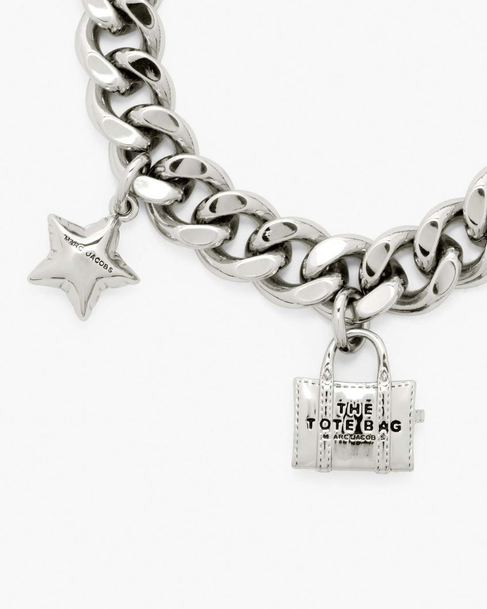 Marc Jacobs Outlet - The Mini Icon Charm Bracelet Light Antique Silver