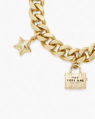 Marc Jacobs US - The Mini Icon Charm Bracelet Light Antique Gold