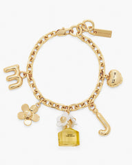 Marc Jacobs Online - Daisy Charm Bracelet Gold/Yellow Multi
