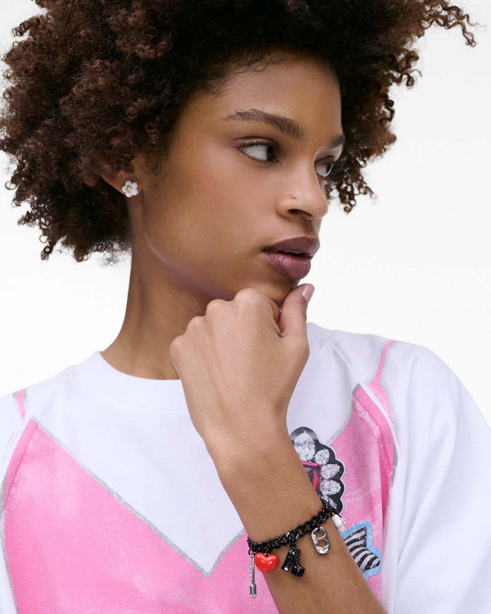 Marc Jacobs For Sale - The Collector Charm Bracelet Black Multi