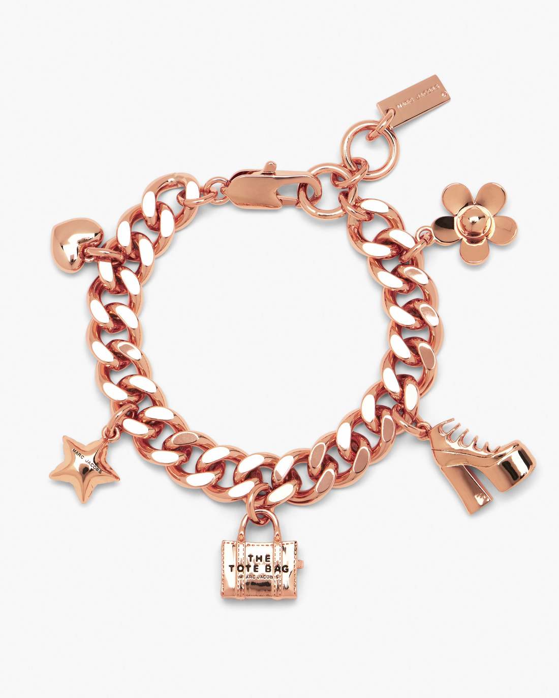 Marc Jacobs US - The Mini Icon Charm Bracelet Antique Rose Gold