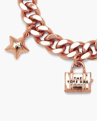 Marc Jacobs US - The Mini Icon Charm Bracelet Antique Rose Gold
