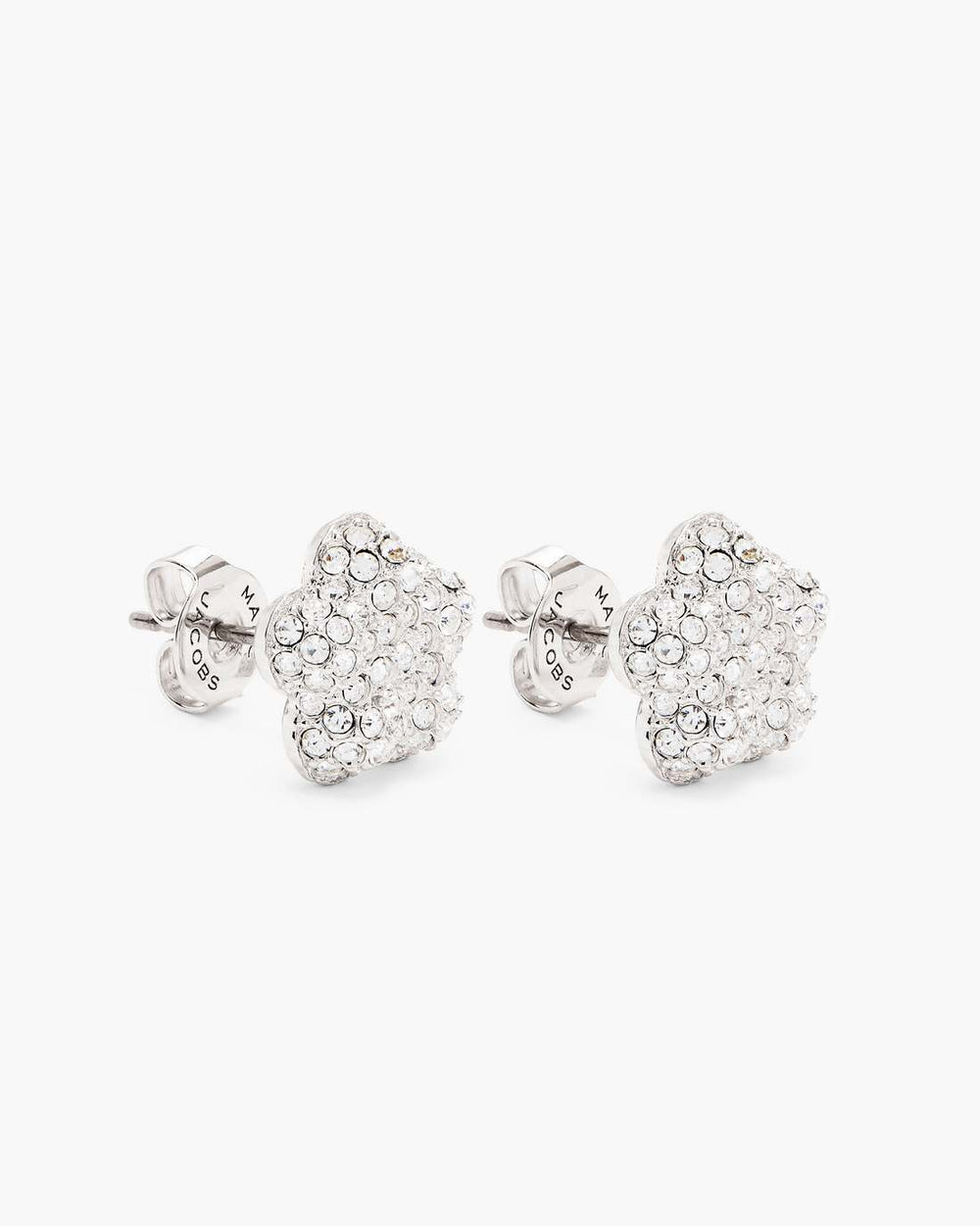 Marc Jacobs For Sale - The Daisy Pave Stud Earrings Silver/Crystal