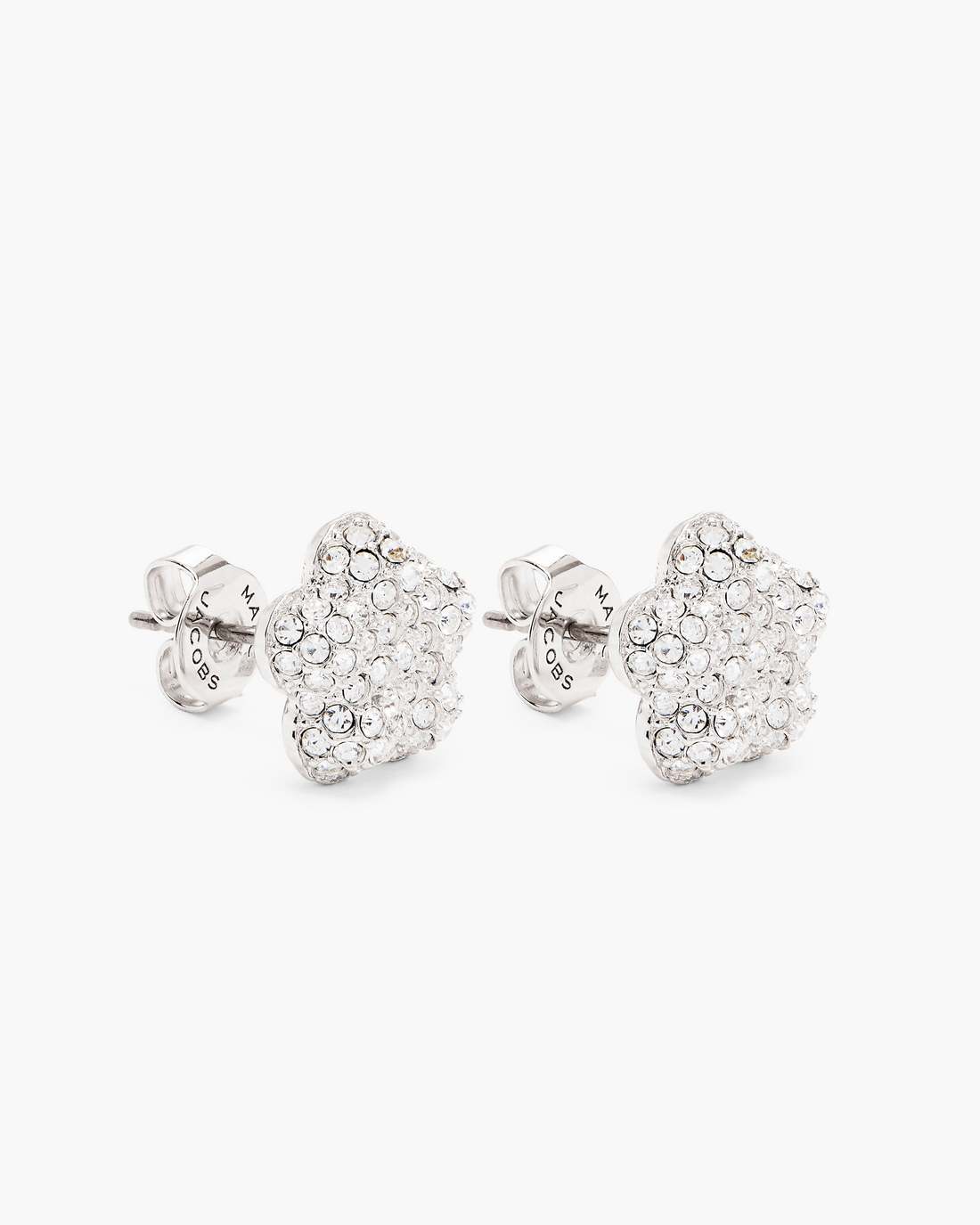 Marc Jacobs For Sale - The Daisy Pave Stud Earrings Silver/Crystal