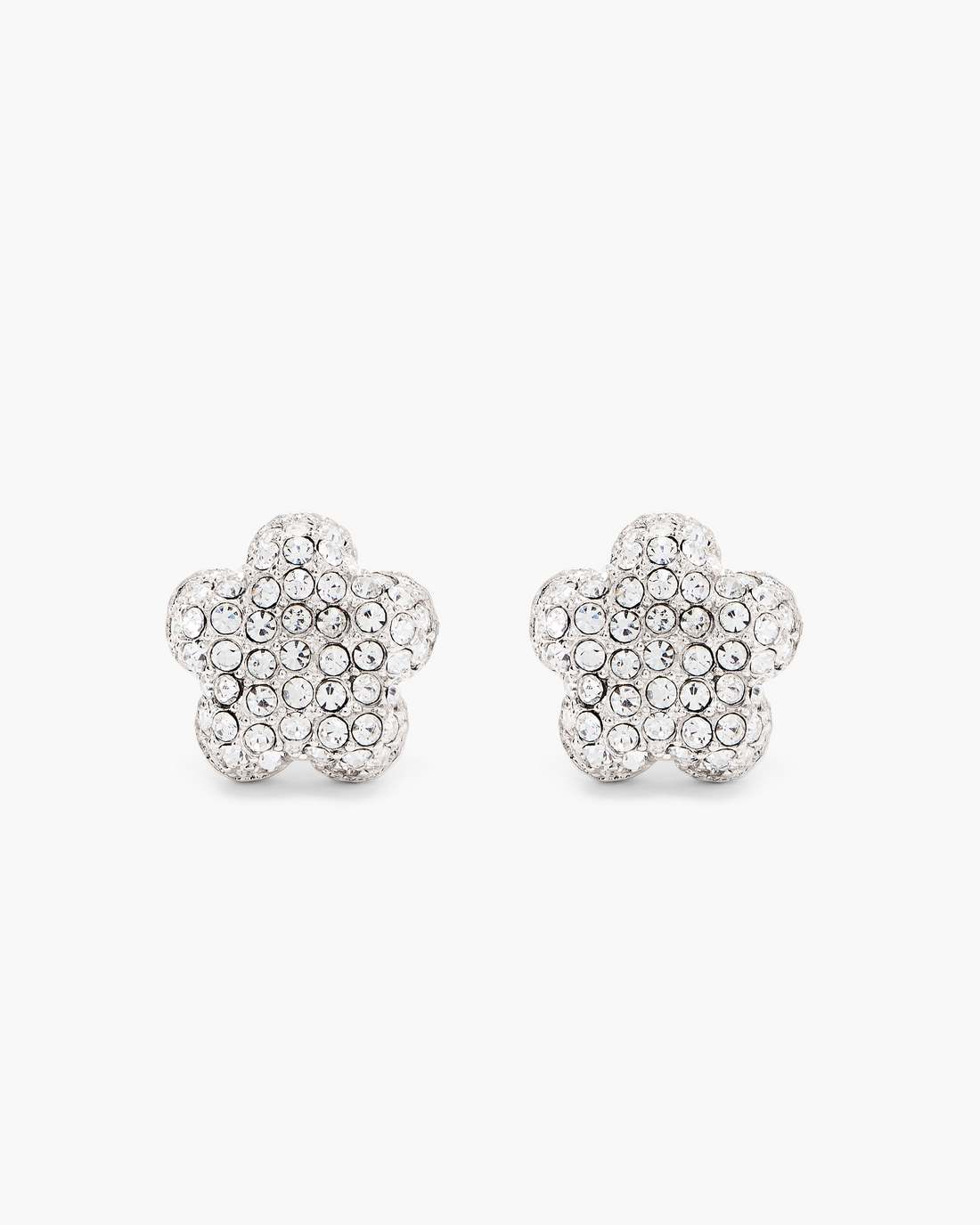 Marc Jacobs For Sale - The Daisy Pave Stud Earrings Silver/Crystal