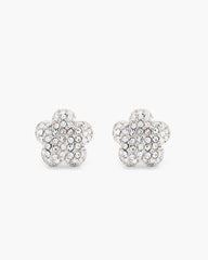Marc Jacobs For Sale - The Daisy Pave Stud Earrings Silver/Crystal