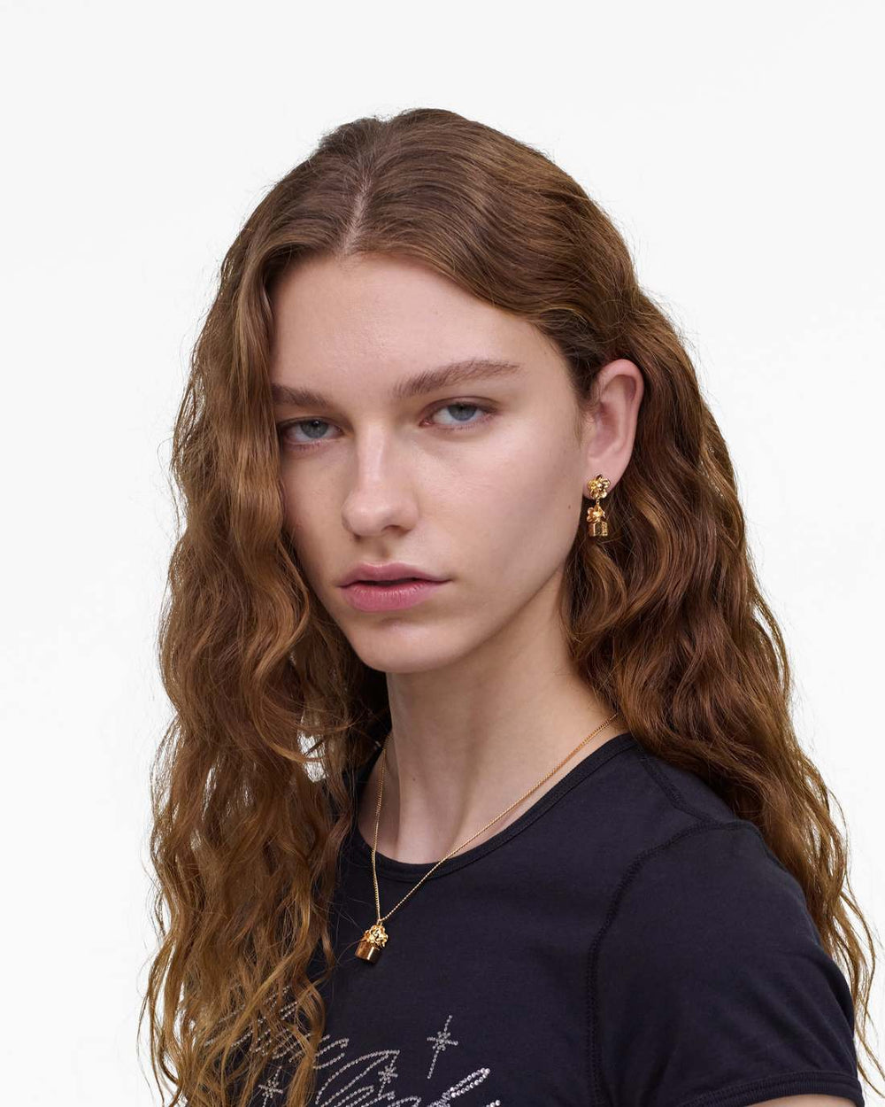 Marc Jacobs US - The Mini Icon Daisy Earrings Gold