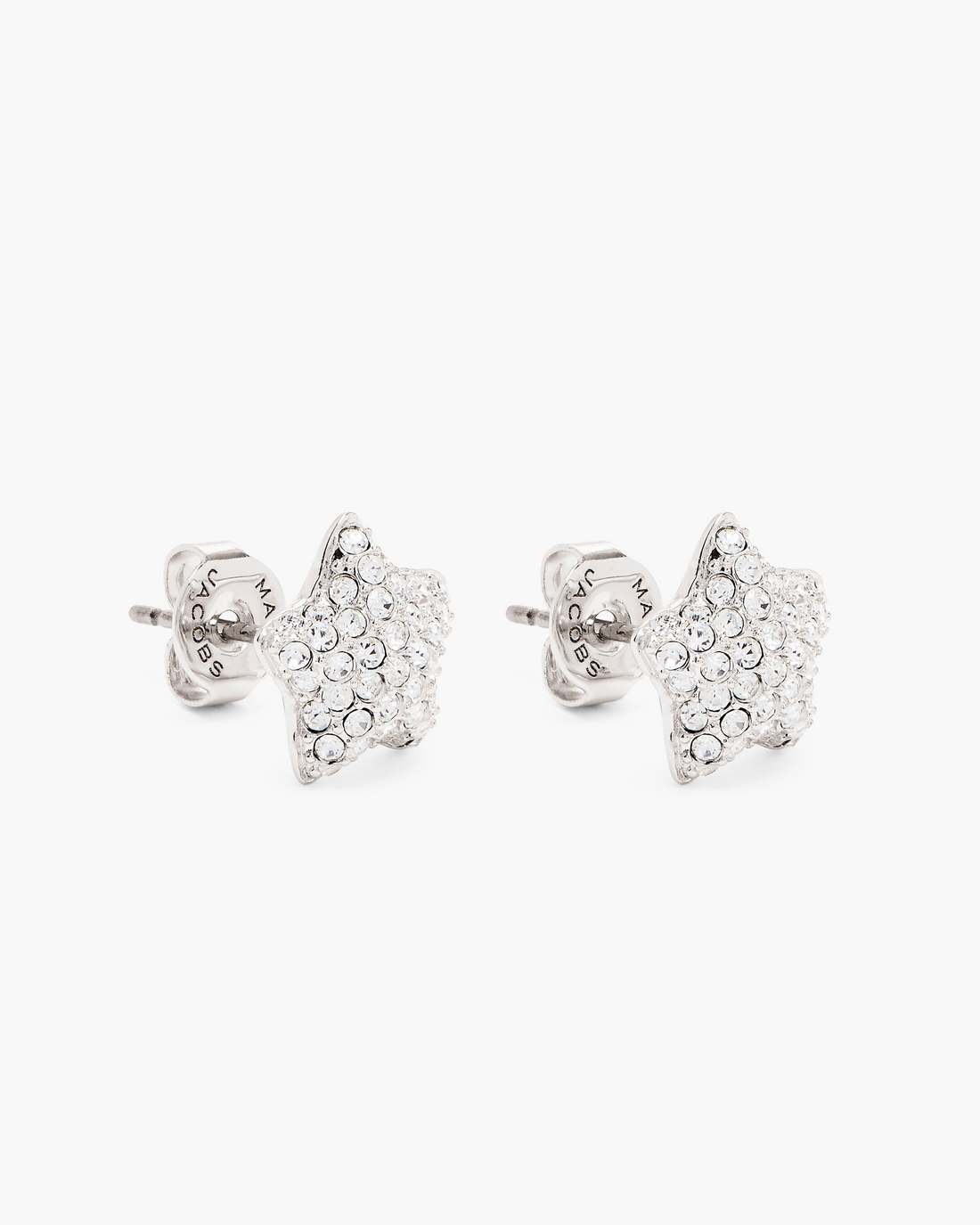 Marc Jacobs For Sale - The Star Pave Stud Earrings Silver/Crystal