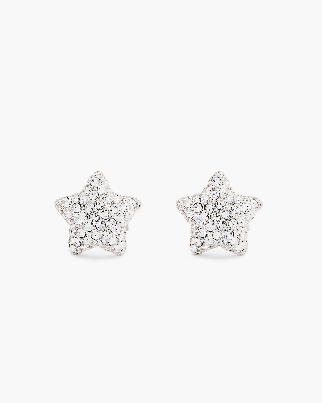 Marc Jacobs For Sale - The Star Pave Stud Earrings Silver/Crystal