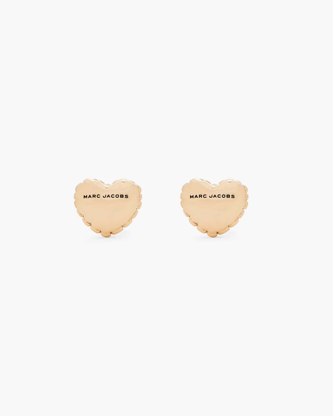 Marc Jacobs Online - The Heart Balloon Stud Earrings Light Antique Gold