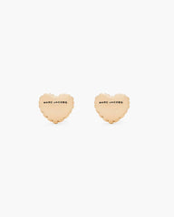 Marc Jacobs Online - The Heart Balloon Stud Earrings Light Antique Gold