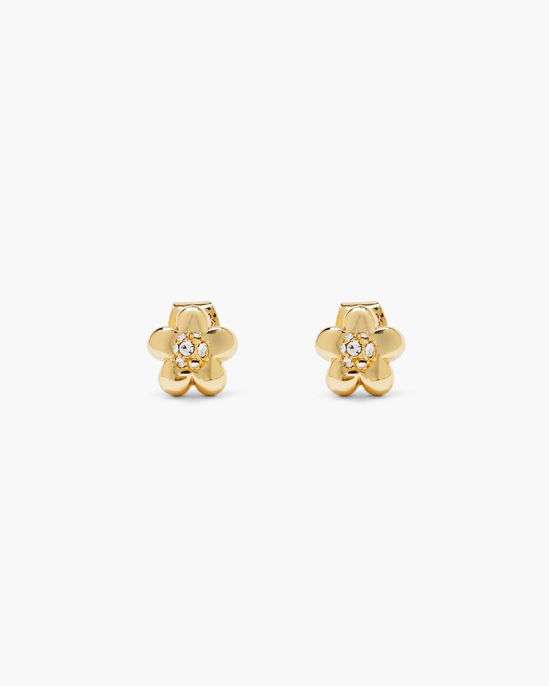 Marc Jacobs Outlet - The Daisy Earrings Gold/Crystal