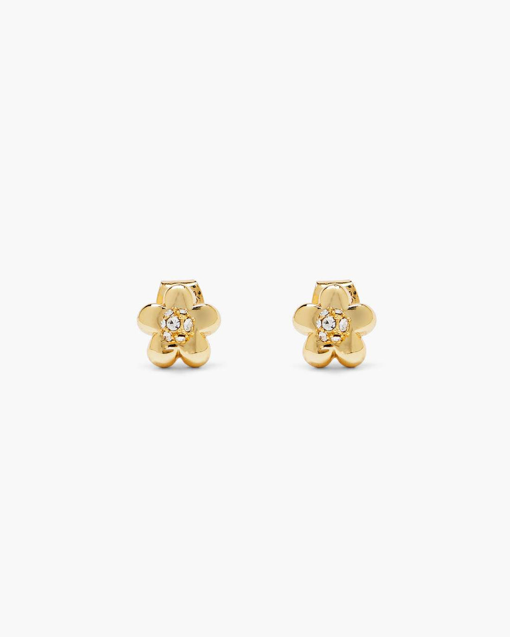 Marc Jacobs Outlet - The Daisy Earrings Gold/Crystal