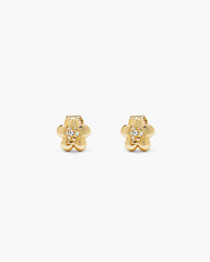 Marc Jacobs Outlet - The Daisy Earrings Gold/Crystal