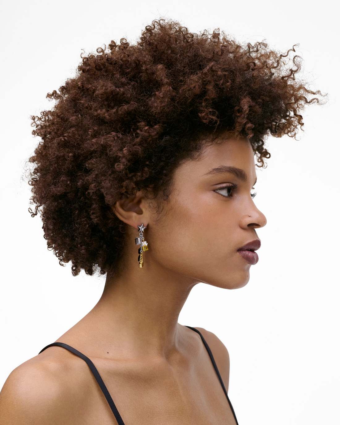 Marc Jacobs Online - The Mini Icon Charm Earrings Gold/Silver