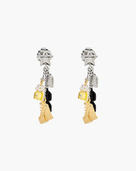 Marc Jacobs Online - The Mini Icon Charm Earrings Gold/Silver