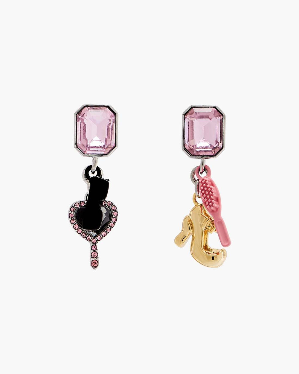Marc Jacobs New - The Dollhouse Charm Earrings Silver/Multi