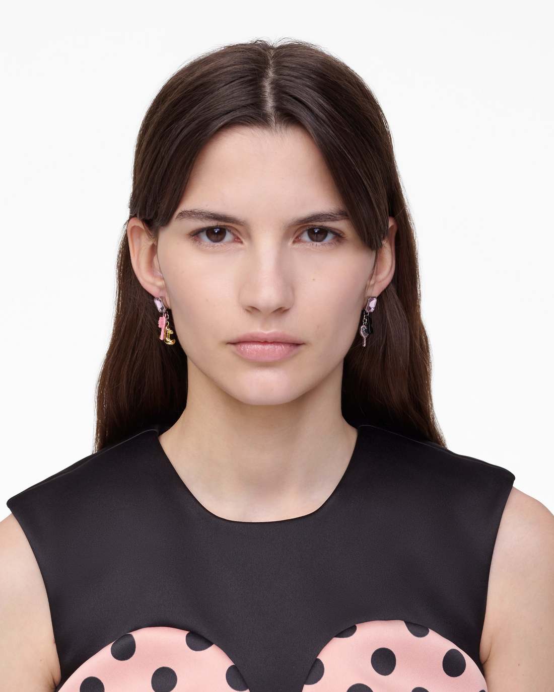 Marc Jacobs New - The Dollhouse Charm Earrings Silver/Multi