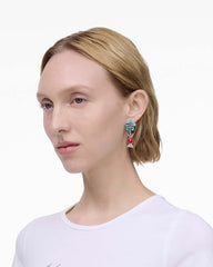 Marc Jacobs For Sale - The Sticker Charm Earrings Silver Multi