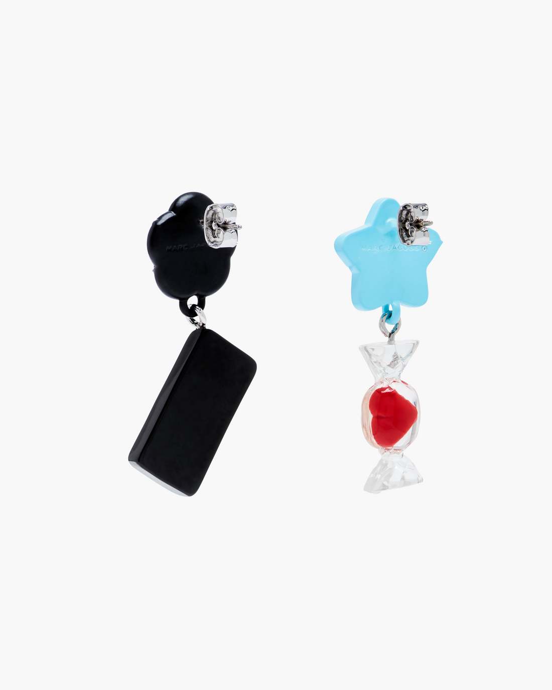 Marc Jacobs For Sale - The Sticker Charm Earrings Silver Multi