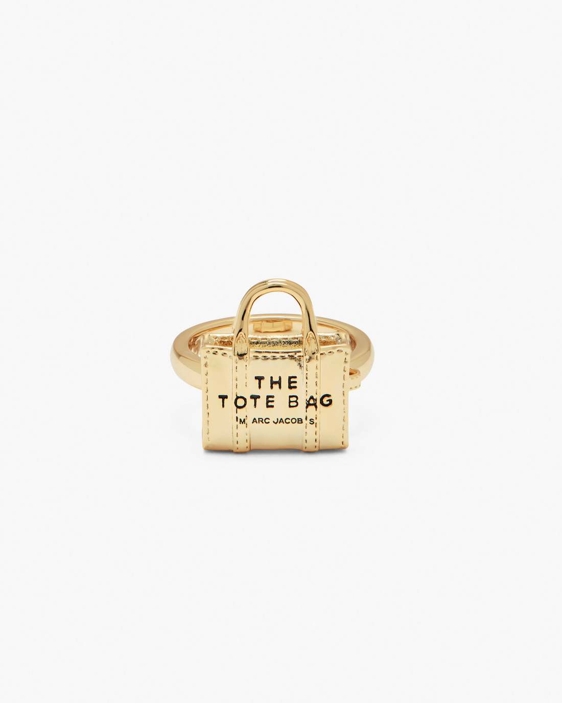 Marc Jacobs Discount - The Tote Bag Ring Light Antique Gold
