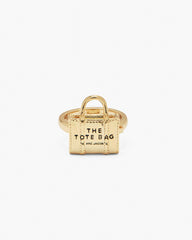 Marc Jacobs Discount - The Tote Bag Ring Light Antique Gold