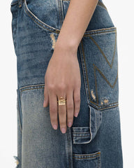 Marc Jacobs Discount - The Tote Bag Ring Light Antique Gold