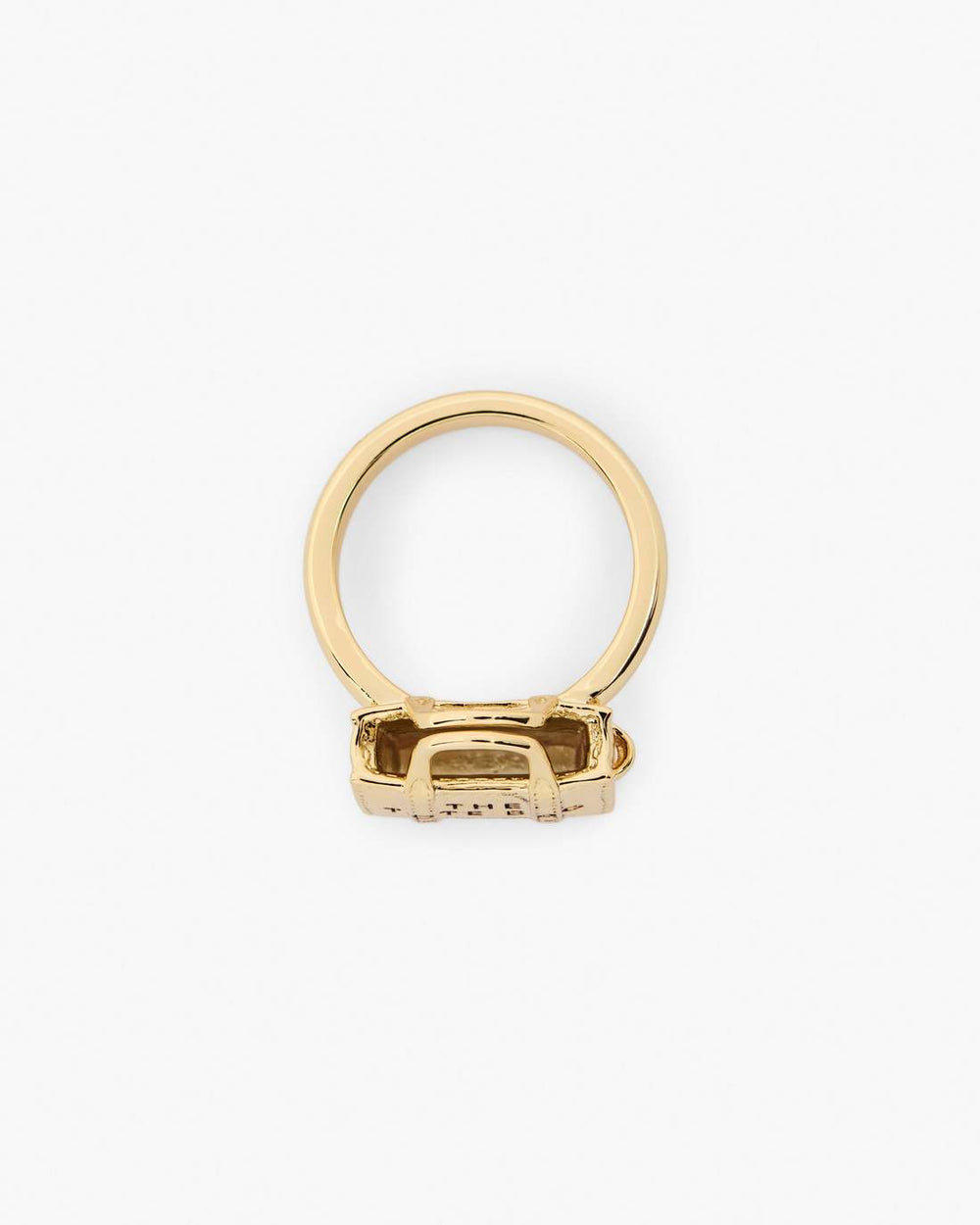 Marc Jacobs Discount - The Tote Bag Ring Light Antique Gold
