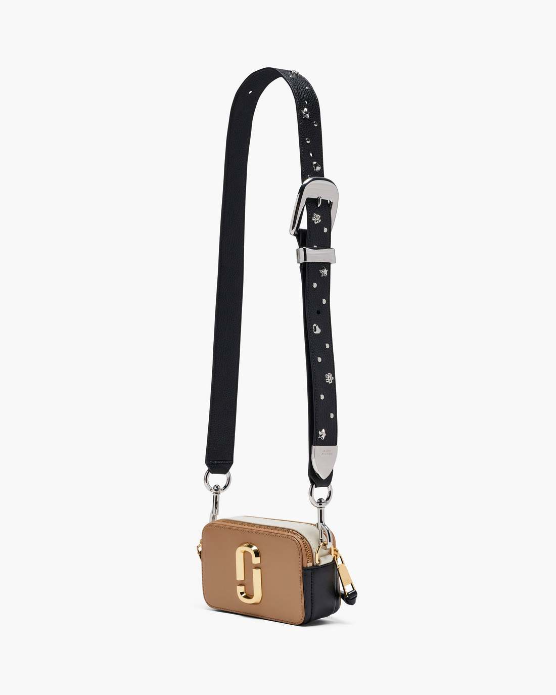 Marc Jacobs Sale - The Mini Icon Stud Leather Strap Black Multi